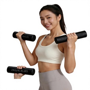 <span class=keywords><strong>Barre</strong></span> d'haltères plate ergonomique multifonctionnelle en silicone de haute qualité avec bord antidérapant pour la musculation à domicile - Product Image 1
