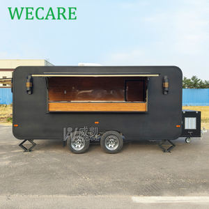 WECARE Café, Bar, Camion de crème glacée, Camion de pizza, Camion de restauration rapide mobile, Vente ambulante, <span class=keywords><strong>Voiture</strong></span> de restauration, Remorque alimentaire pour hot-dogs entièrement équipée - Product Image 1