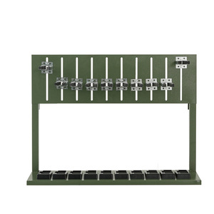 GDLT <span class=keywords><strong>Support</strong></span> <span class=keywords><strong>mural</strong></span> en métal pour pistolets Supports muraux en acier pour pistolets Supports d'affichage Fentes réglables - Product Image 4
