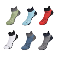 Coolmax – chaussettes de course antibactériennes 7A pour hommes, déodorantes d'été, absorbant la sueur, antidérapantes, à compression, anti-friction, chaussettes de sport