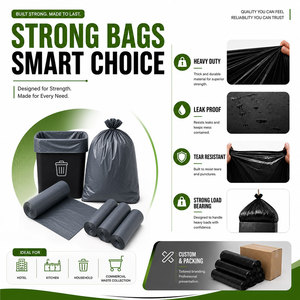 Commercial Waste <b>Bags</b> Pet Waste Black Foldable Shopping <b>Compost</b> Food Organic Human Dog Waste Plastic <b>Bags</b> Recyclable Heat Seal - Product Image 3