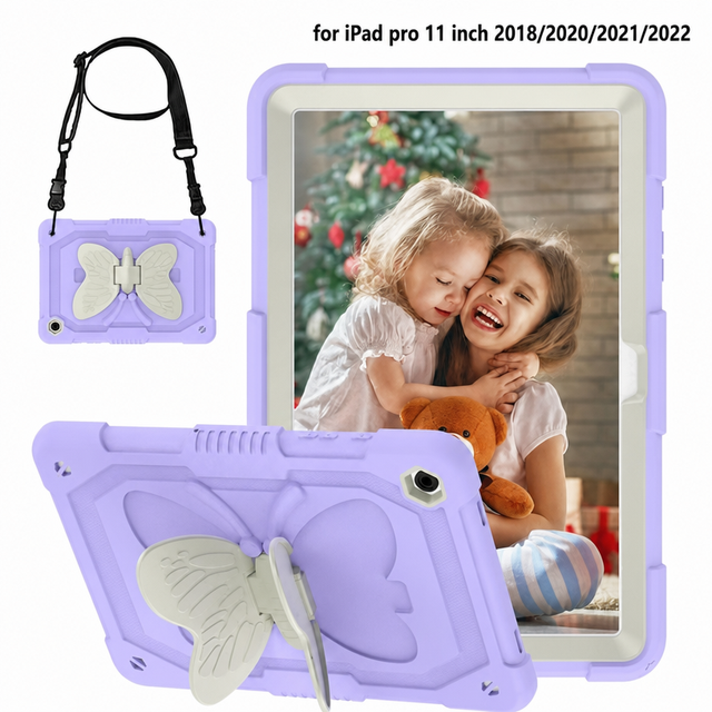 Shockproof Silicone Tablet Case Cover for iPad Pro 11 Inch 4th / 3rd / 2nd / 1st Kids Armor Protective Rubber  Housing Shell
