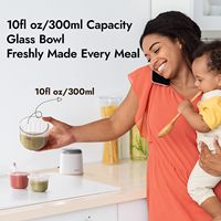 NCVI Robot de cuisine en acier inoxydable pour bébé Robot de cuisine électrique pour bébé