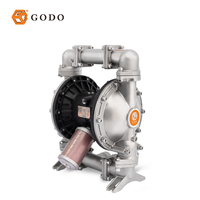 GODO Fabricant BFQ-40P de pompes pneumatiques à membrane en acier inoxydable Pompe industrielle 304 à double air chimique
