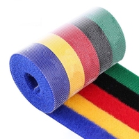 ZOERAX OEM Bandes auto-agrippantes de haute qualité 2m en cinq couleurs pour pièces de télécommunications et attaches de câbles réseau