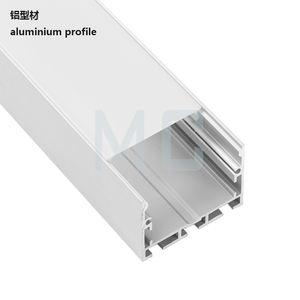 1000*50*32mm soffitto a parete incasso U alluminio profilati canale per 2 linee flessibili Led strisce - Product Image 3