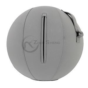 Zhensheng alta qualidade dupla costura pu yoga bola cobrir mais espessa e alta densidade exercício bola cobre - Product Image 1