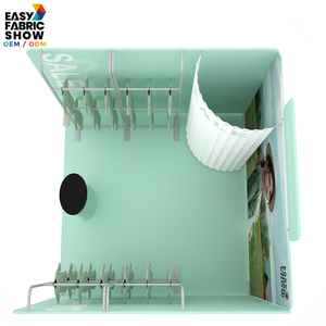 קיר בד מתוח ותא הלבשה מובנה, דוכן מודולרי סגור לתערוכות של מותגי ביגוד - Product Image 3