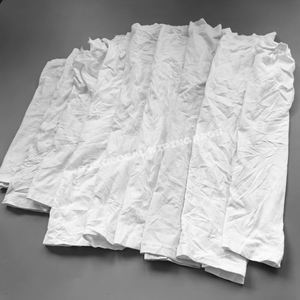Trapos de Algodón 100% a Granel, Fuerte Absorción de Aceite y Agua, 5KG, Trapos Blancos de Camiseta, Residuos de Algodón Esterilizados para Uso en Taller - Product Image 1