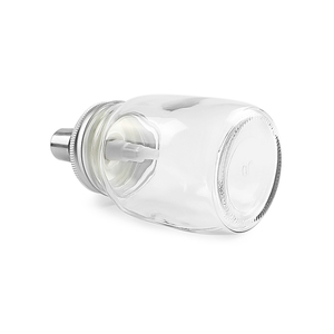 Chai Lotion Rõ Ràng Round <span class=keywords><strong>Shape</strong></span> 500Ml 16Oz Mason Jar Với Bơm Cho Xà Phòng Rử<span class=keywords><strong>a</strong></span> Tay - Product Image 4