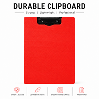 Porte-documents pliable A4 avec logo personnalisé, planche à écrire portable avec clip robuste pour le bureau, l'école, l'entrepôt