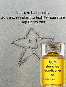 Aceite para el cuidado del cabello Aceite concentrado de alto brillo Protector contra el calor Cabello liso - Product Image 5