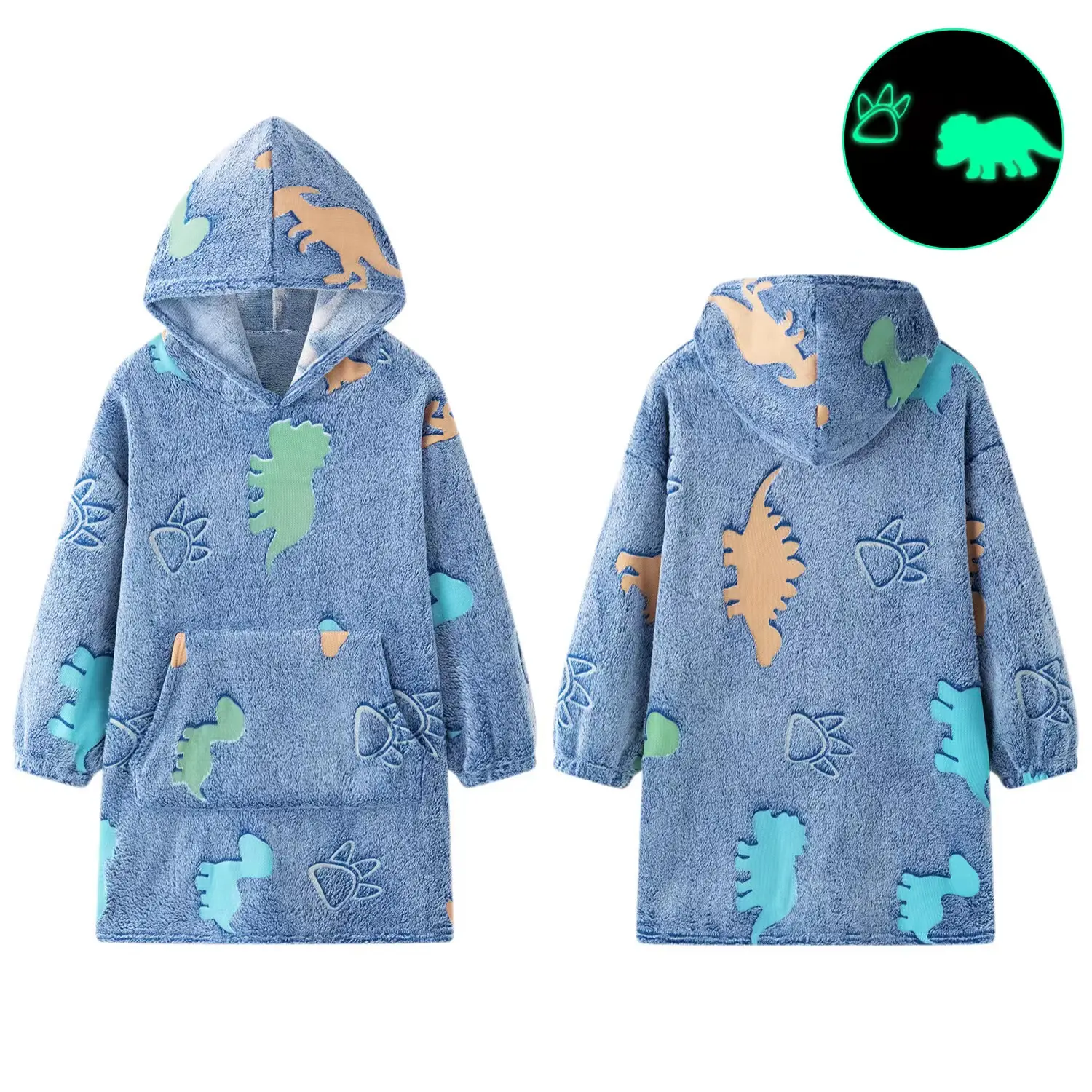 Sudadera con capucha Cozy Oversized Sherpa Blanket directa del fabricante para niños adultos