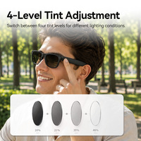 Lunettes caméra IA 1080P avec Wi-Fi et connectivité, enregistrement audio, photo et vidéo intelligent, appels mains libres, lunettes à porter au quotidien