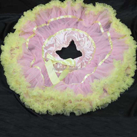 Jupe tutu en tulle moelleuse personnalisable avec logo client pour filles, bébés et enfants, vente en gros, vêtements pour bébés
