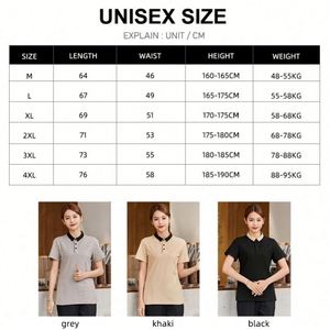 Uniformes Escolares de Alta Calidad, Ropa de Trabajo de Manga Corta, Camisetas Polo para Camareros de Restaurante, Camisetas Polo para Bebés - Product Image 2