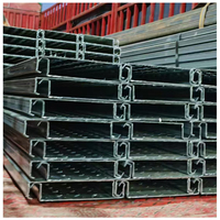 Decking galvanisé sans ciment YX51-240-720 de plancher en métal de Pourless de Decking pour le bâtiment préfabriqué de structure métallique