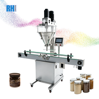 Machine de remplissage automatique de poudre pour détergent lessive 100g-5kg, remplisseuse à vis sans fin, contrôle PLC, machine d'emballage, OEM Chine