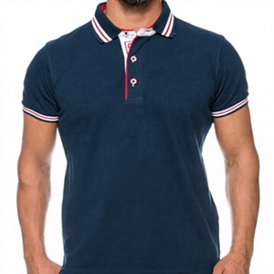 Camiseta Polo de Algodón Piqué para Hombre, Manga Corta, Cuello con Rayas en Contraste, Ropa Deportiva Informal, Camiseta de Golf a la Moda, Transpirable, para Uso Diario en Verano - Product Image 3