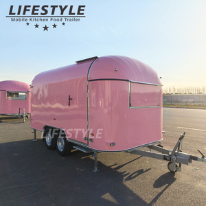Personnalisé Rue Pizza Burger BBQ Jus Bière Bar Traiteur Remorque Mobile Camion De Crème Glacée Restauration Rapide Café Van Remorque - Product Image 5