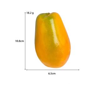 Modelo de Papaya Artificial, Adornos de Frutas Realistas para Decoración del Hogar, Fruta Simulada - Product Image 6