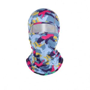 Outdoor Summer Camouflage Windproof Polyester Scarf & Hat Unisex <b>Cycling</b> Tactical Riding Fishing Face Covering - Product Image 1