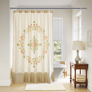 <span class=keywords><strong>Tringle</strong></span> à rideau de douche télescopique longue réglable en fer moderne avec conception d'angle aucun <span class=keywords><strong>perçage</strong></span> requis - Product Image 3