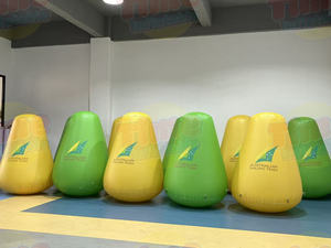 Bouée flottante gonflable personnalisée avec logo, formes cube/triangle/<span class=keywords><strong>tube</strong></span>, 1m, 1,5m, 2m, pour la publicité d'événements - Product Image 6