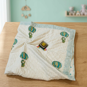 Couverture en toile de coton tissée unie pour bébé, motif floral rose et dessin animé de canard, respirante, poids moyen, pour garçons et filles, nourrissons - Product Image 6