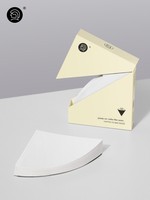 Papier filtre à café ZeroHero pour sachets filtrants spécialisés V01 pour café à faire couler, capacité 1-2 tasses, 100 feuilles, emballage Japon