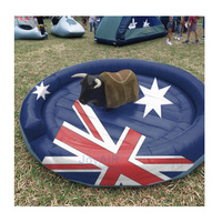 Drapeau australien Tapis Gonflable Taureau Rodéo Machine Pour Le Plaisir
