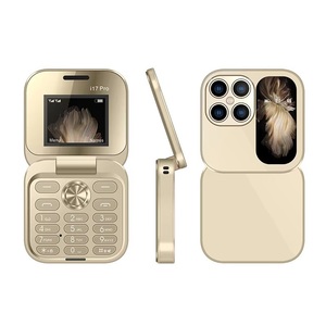 Teléfono Móvil Mini Flip I17pro, Voz Mágica, Radio FM, Reproductor de Música y Video, Marcación Rápida, Vibración, 2 Tarjetas SIM, Tamaño Pequeño, Plegable - Product Image 3