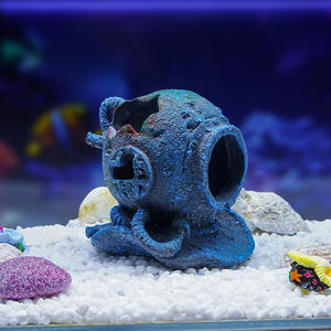 Explosions Simulation naufrage ornements Aquarium Aquarium aménagement paysager décoratif navire usé sous-marin résine voile abri - Product Image 6
