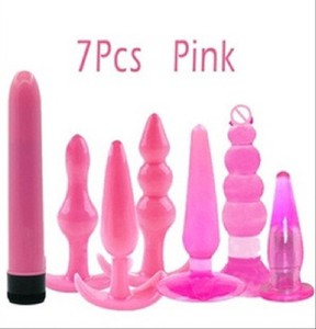 7 unids/set Tpe SM Anal Plug Toys Set <span class=keywords><strong>Kit</strong></span> de productos sexuales - Product Image 3
