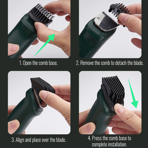 OEM Không Dây Có Thể Sạc Lại Thiết Lập Chuyên Nghiệp Thợ Cắt Tóc Điện Tóc Clipper Kit Mua Trực Tuyến Tóc Tông Đơ Cho Nam Giới Râu - Product Image 2