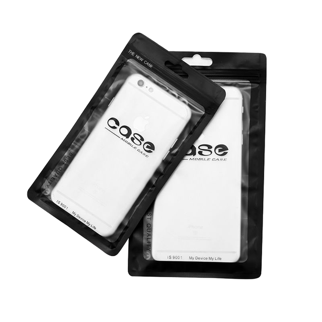 Self-Sealing Zipper Bag Waterproof Retail Plastic Packaging for Mobile Phone Cases Offset Printing Bag Type
