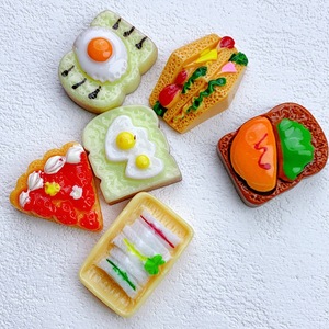 Accesorios Decorativos con Diseños de Comida Deliciosa para Fundas de Teléfono, Pinzas para el Cabello, Decoración de Refrigeradores y Manualidades DIY - Product Image 4