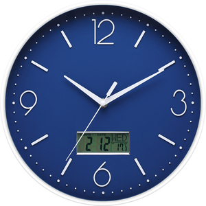 Đồng hồ báo thức thạch anh hiện đại MỚI với logo tùy chỉnh cho phòng khách, nhà bếp, khách sạn, hiển thị kim, đồng hồ treo tường LCD trang trí - Product Image 2