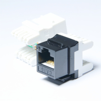 Connecteur modulaire réseau Cat5e/Cat6 Legrend Keystone non blindé à 90 degrés, fiches RJ45 blindées Cat5 Cat5e Cat6