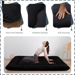 Matelas futon de <span class=keywords><strong>sol</strong></span>, tapis tatami, coussin de couchage pliable, matelas enroulable <span class=keywords><strong>pour</strong></span> dortoir, transat <span class=keywords><strong>pour</strong></span> enfants - Product Image 4