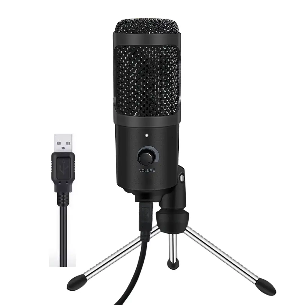 Professional Recording Studio USB Condenser Microphone with tripod Stand for Phone PC Skype Online Gaming Vlogging