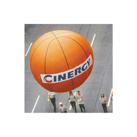 Ballon de basket gonflable en vente chaude 2025, ballon de basket géant gonflable pour la publicité