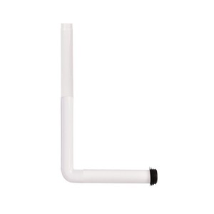 Tuyau de vidange en plastique pour réservoir de toilettes à la turque avec joint d'étanchéité et courbure pour accessoires de toilettes - Product Image 2