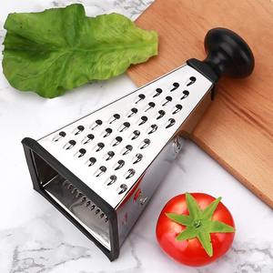 <span class=keywords><strong>Râpe</strong></span> <span class=keywords><strong>à</strong></span> <span class=keywords><strong>fromage</strong></span> manuelle <span class=keywords><strong>professionnelle</strong></span> en acier inoxydable, 4 côtés, multifonction, parmesan, légumes, gingembre, passe au lave-vaisselle - Product Image 1