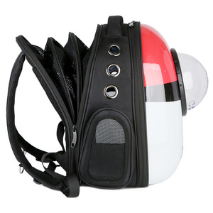 Baolujie Pet <b>Backpack</b> Carrier Round Breathable Cat Bag For Travel With Mesh Design - Product Image 3