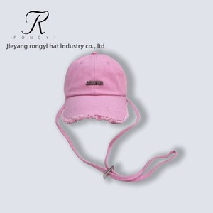 Gorra de Béisbol GL de Color Sólido en Algodón <span class=keywords><strong>con</strong></span> Cordón de Piel, Diseño Casual <span class=keywords><strong>con</strong></span> Protección <span class=keywords><strong>Solar</strong></span>, Ajustable, de 6 Paneles, para las Cuatro Estaciones - Product Image 3