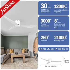 1stshine fabricante <span class=keywords><strong>de</strong></span> ventiladores <span class=keywords><strong>de</strong></span> techo confort viento inteligente remoto ABS montaje empotrado ventilador <span class=keywords><strong>de</strong></span> techo - Product Image 3