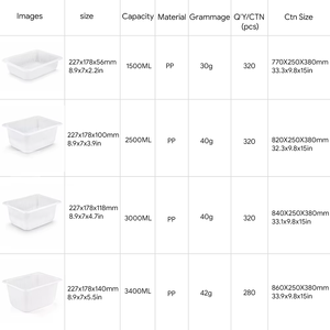 Barquette en plastique PP empilable jetable pour viande, volaille, fruits <span class=keywords><strong>de</strong></span> <span class=keywords><strong>mer</strong></span>, emballage chaîne du froid, service <span class=keywords><strong>de</strong></span> personnalisation OEM - Product Image 2