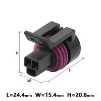 Terminal hembra de 3 pines GM TPS Conector del sensor de posición del acelerador eléctrico 12078090 12065287