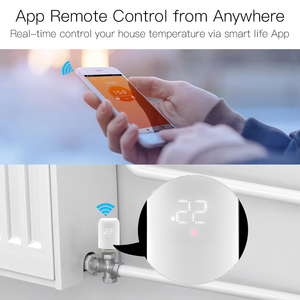 Alexa et Google Assistant Tuya3.0 Digital Zigbee Smart <span class=keywords><strong>Radiateur</strong></span> Thermostatique - Product Image 4